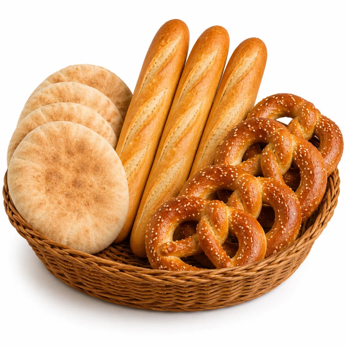 פיתות, בגטים ובייגלים